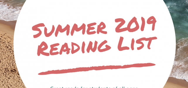 2019 Summer Reading List