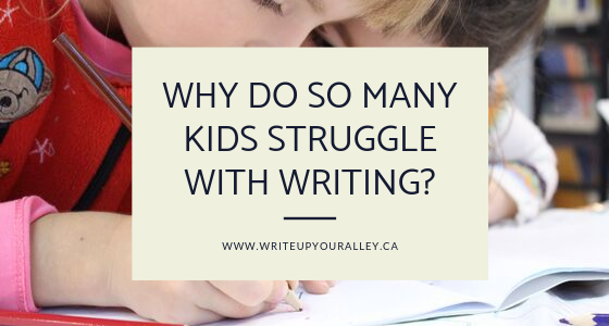 Why do so many kids struggle with writing?